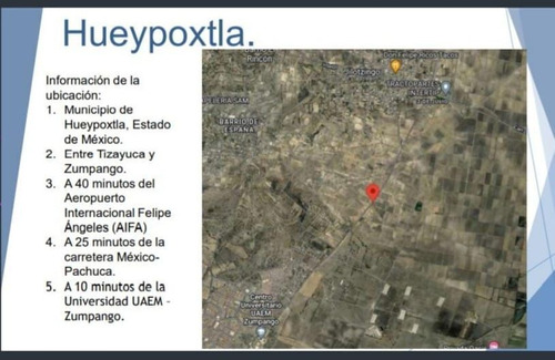 Terreno Venta Hueypoxtla  Estado De Mexico