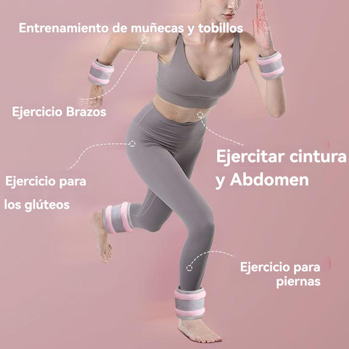 Pesas De Tobillo Ajustables Para Fitness Y Ejercicio