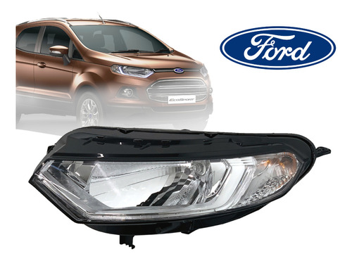 Faro Para Ecosport 2017 Titanium / Izquierdo