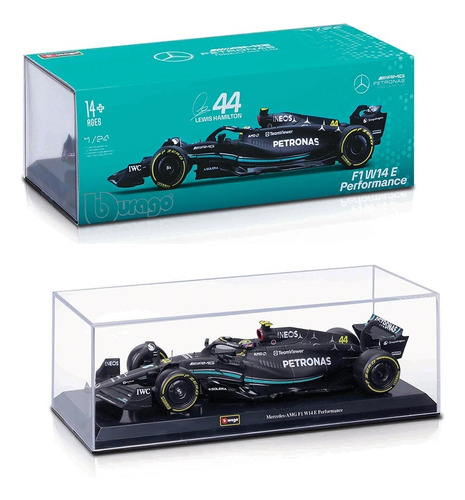 Formula 1 Mercedes Benz W14 Hamilton #44 Escala 1:24 -23 Cm