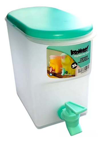 Dispenser Para Bebidas 3 Litros Plastico Pack X 10 U