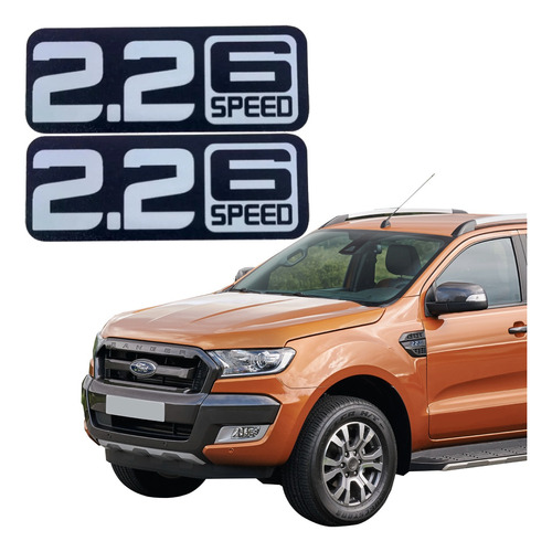 Par Adesivo Ford Ranger 2.2 Six Speed 2017 Rgar01 Fgc