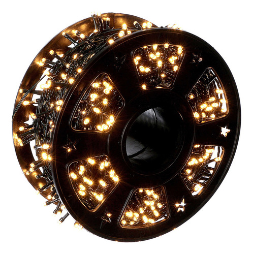 Guirnaldas De 250 Luces Navidad Boda Deco Led  Calido 50mt