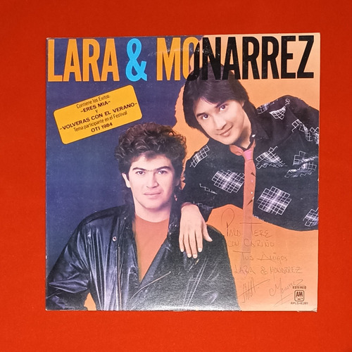 Lara Y Monarrez Homonimo  Autografiado Disco Vinilo Lp