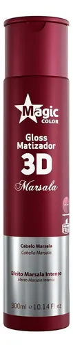 Matizador 3d Marsala 300 Ml - Efecto Marsala Intenso