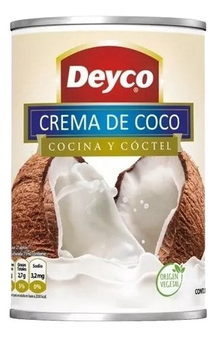 Crema De Coco Deyco 396grs
