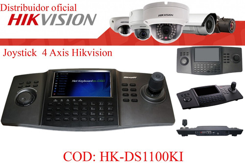 Joystick Ip Cctv 4 Axis Hikvision Para Ptz Dvr Nvr Ds1100ki