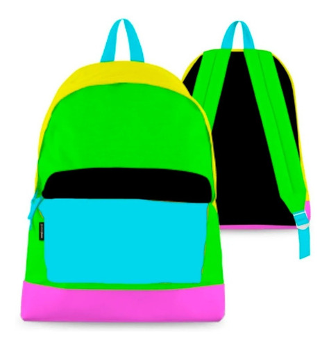 Imagen 3 de 8 de Mochila Escolar Urbana De Espalda Colegio