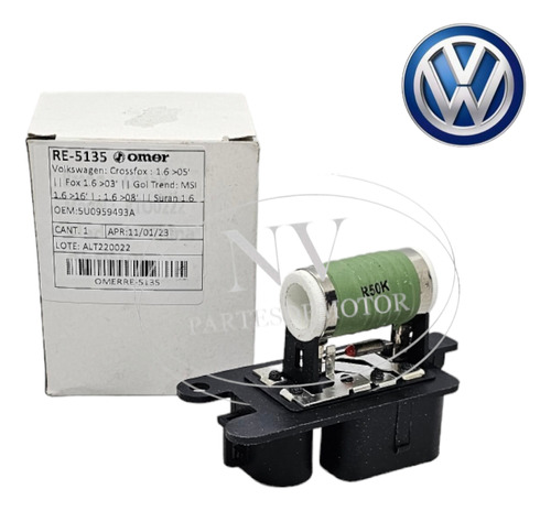 Resistencia Electroventilador Vw Fox-suran-trend-voyage