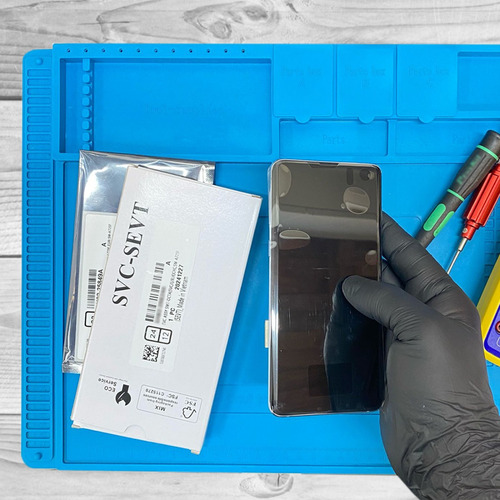 Módulo Para Samsung S10 G973 Con Marco 100% Garantía Celeste