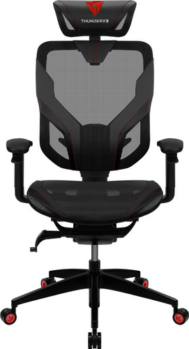 Imagen 1 de 10 de Silla Gamer Thunder X3 Yama7 Ergonómica Negro/rojo