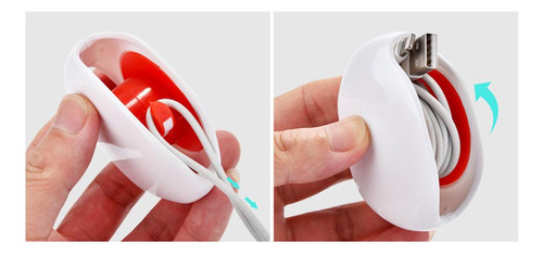 2x Auto Cable De Auriculares Organizador De Cables