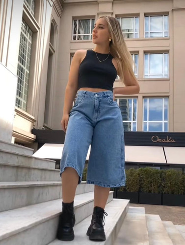 Bermuda Oversize Jean Mujer - Moda Verano 2025