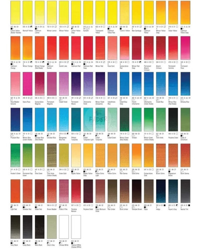 Imagen 2 de 2 de Acuarelas Profesionales Winsor Newton Pomo De 5ml Serie 3