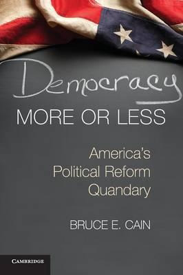 Libro Democracy More Or Less : America's Political Reform...