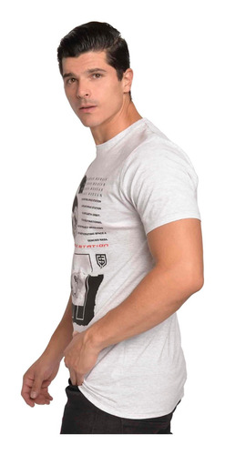 Imagen 4 de 5 de Playera Hombre Estampada Nasa
