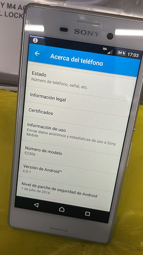 Sony Xperia M4 Aqua Blanco . Impecable. Libre. Leer¡¡¡ (Usado)