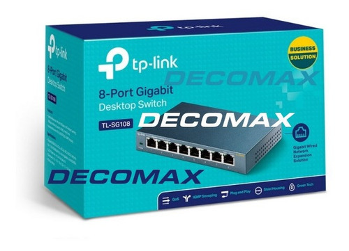 Switch Gigabit Tp-link Tl-sg108 8-port 10/100/1000mbps Metal