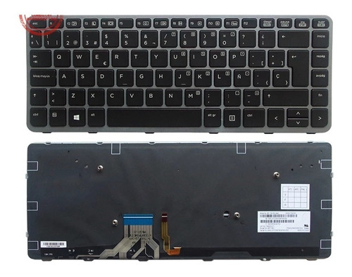 Teclado Hp Elitebook Folio 1040 G1 G2 Retroiluminado Orig...