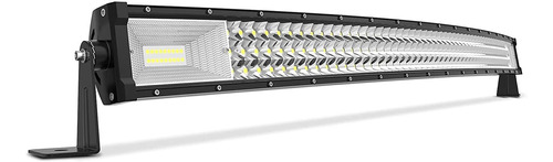 42 Curved Led Light Bar Barra Triple Fila Brillante 7d ...