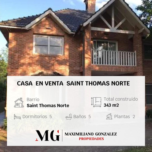 Casa En Alquiler Casa En Venta - Barrio Cerrado Saint Thomas Barrio Privado Country