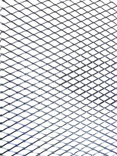 Tela Grelha Losango Aço Inox 40cm Largura X 80cm Comprimento