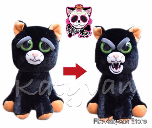 Peluche Feisty Pet Original Gato Animal Enojón Juguete Broma