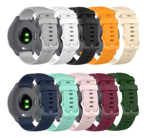 Ruentech Correa De Silicona Para Garmin Vivoactive 4s Y Vi