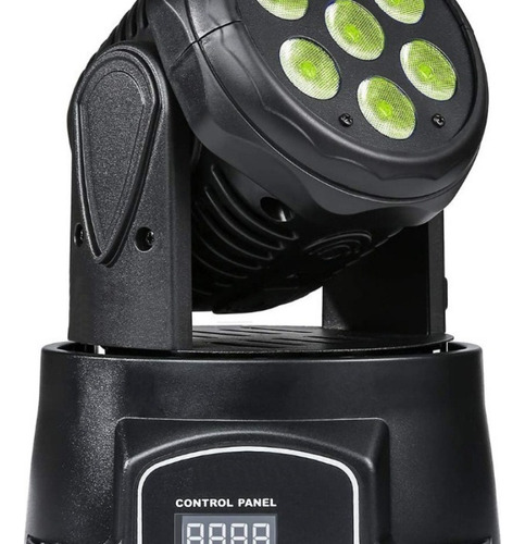 Pack 4 Cabeza Movil Robotico Par 7 Led Rgbw Dmx Fiesta Disco