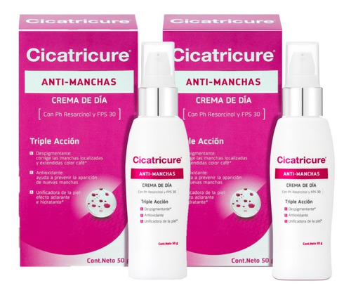 Oferta Crema Cicatricure Antimanchas Dia X 2und