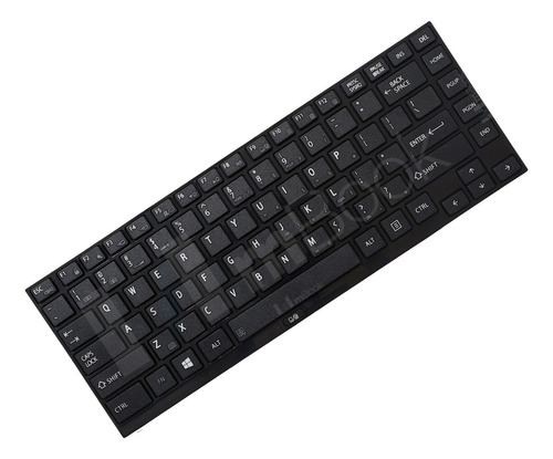 Teclado Para Toshiba Portege R700-s1310 Layout Us Cor Preto