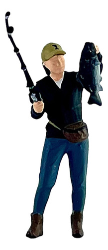 1/64 Modelo De Escena De Figura Masculina De Con Pez