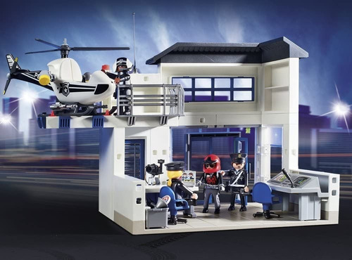 Playmobil City Action 9372 Estación De Policía 204 Piezas