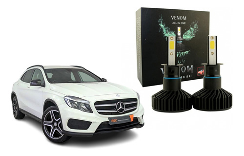 Luces Cree Led 22000 J10 Mercedes Benz Clase Gla Instalacix2