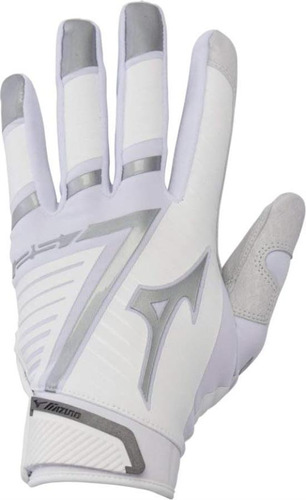 Mizuno F-257 Guante De Bateo De Softbol Para Mujer, Blanco-p