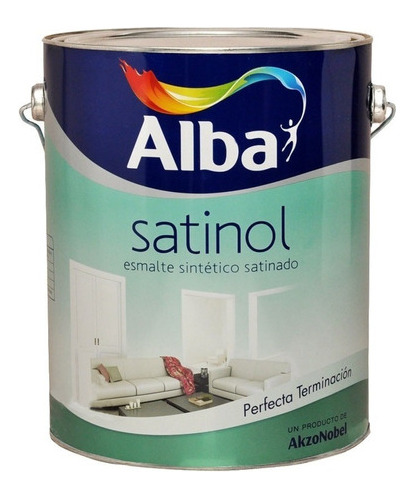 Esmalte Sintetico Satinado Satinol Blanco Alba 0,5 Lts  M M