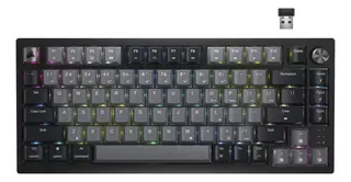 Teclado Corsair K65 Plus Inalámbrico 75% Rgb Mlx Rojo Negro