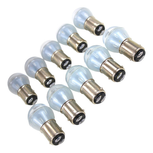 Imagem 9 de 10 de Lâmpada De Led Branca 2 Polos 24v 3 Watts Pino Desencontrado