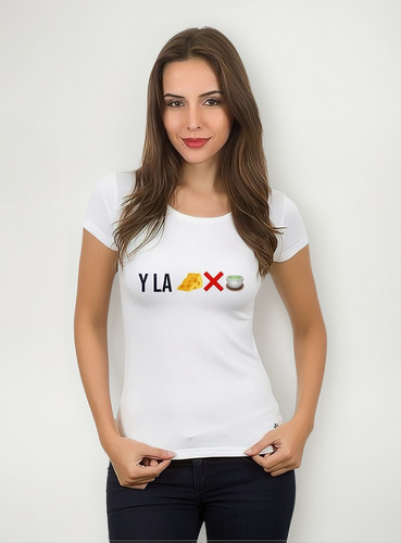 Playera La Queso Por Té Laquesoporte Emoji Meme Punch