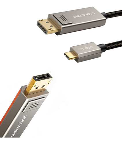 Displayport 1.4 Macho Usb-c Cable Durable 8k Laptop Gamer 2m
