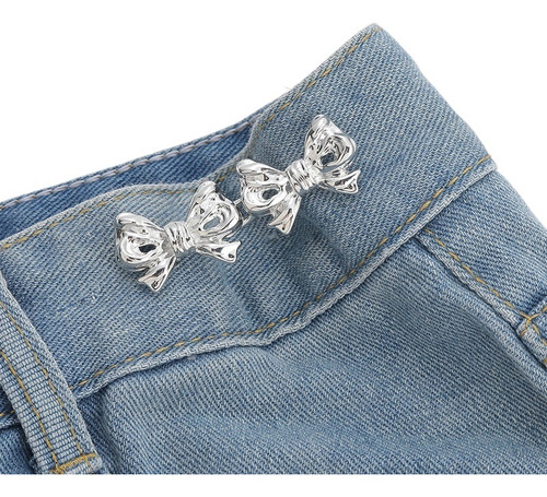 1 Par De Clips For Pantalones Desmontables Con Hebilla De