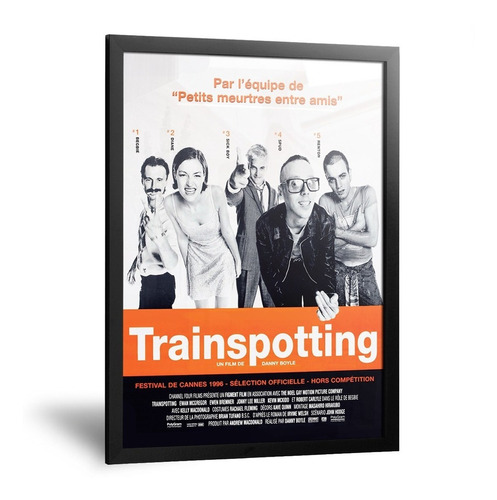 Cuadros Película Trainspotting Afiches Cine Enmarcado 20x30