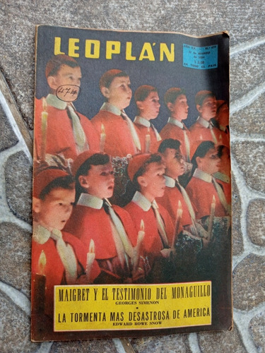 Leoplan N.474 17 Marzo 1954 Maigret Y El Testimonio Monaguil