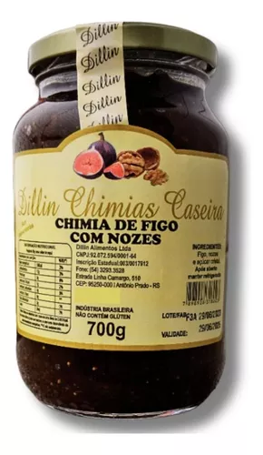 Chimia De Figo 700g - Dillin