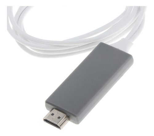 S Teléfono A La Televisión Cable Adaptador Cable Blanco