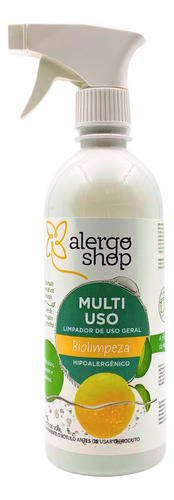 Multi Uso Biolimpeza Alergoshop Hipoalergênico 500ml Alergia
