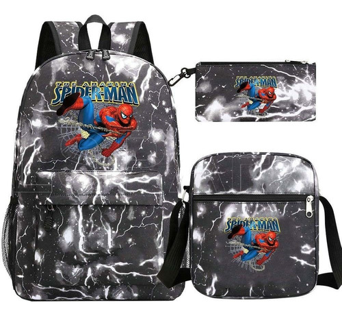 Mochila Escolar De Superhéroes Marvel De 3 Piezas Desde Casa