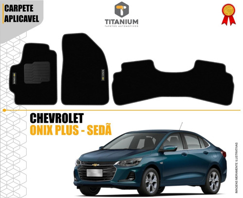 Tapete Chevrolet Onix Premier Plus 2020 Carpete Tras. Duplo