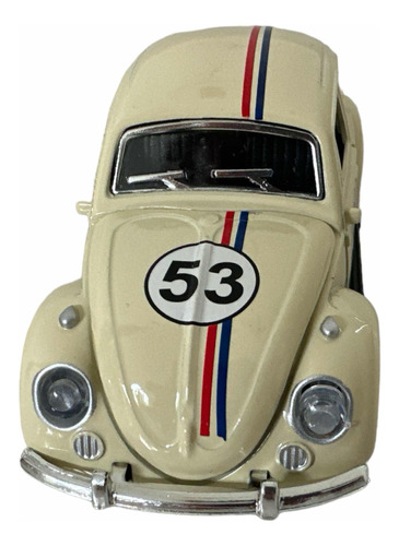 Miniatura Carrinho Fusca 1956 Clássico Modelo Herbie 1/32