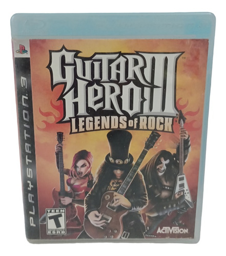 Guitar Hero Legends Of Rock Para Playstation 3